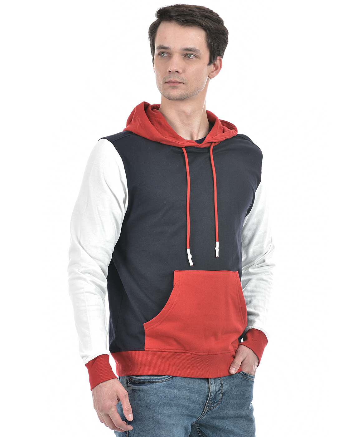 Numero Uno Men Color Block Multicolor Sweat Shirt